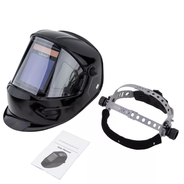 Pro Solar Large View Auto Darkening Welding Helmet ARC TIG MIG Mask Welder Hood