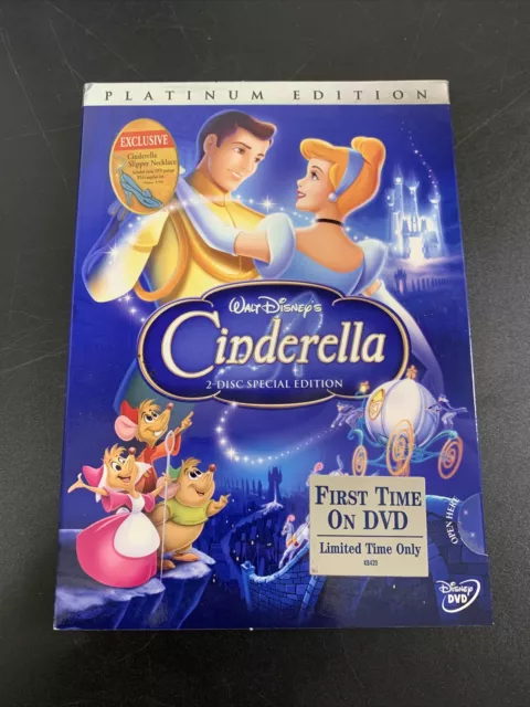 Walt Disney Cinderalla Platinum Edition with Chain DVD Brand New Sealed Rare