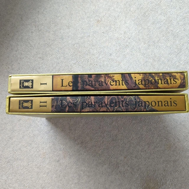 LES PARAVENTS JAPONAIS Vol 1 & 2 Hardcover Book Set French $479.00