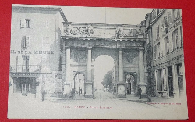 Cpa Carte Postale 1900-1910 Nancy Lorraine Porte Stanislas Meurthe & Moselle  54