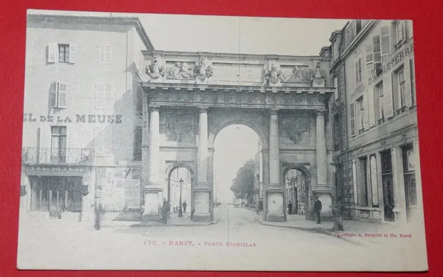 Cpa Postcard 1900-1910 Nancy Lorraine Door Stanislas Murder & Moselle 54