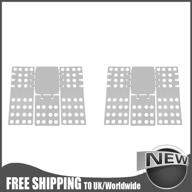 Supporto Abbigliamento Plastica Organizzatore Indumento Pieghevole Scheda Indumento Strumenti di Stoccaggio (Grigio)