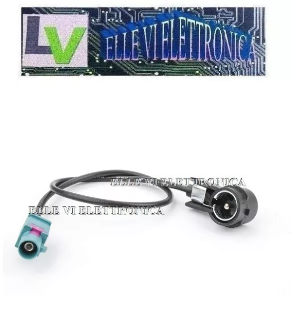 2400-ISO RMS Cavo Adattatore Antenna Autoradio Connettore FAKRA ISO Jeep Compass