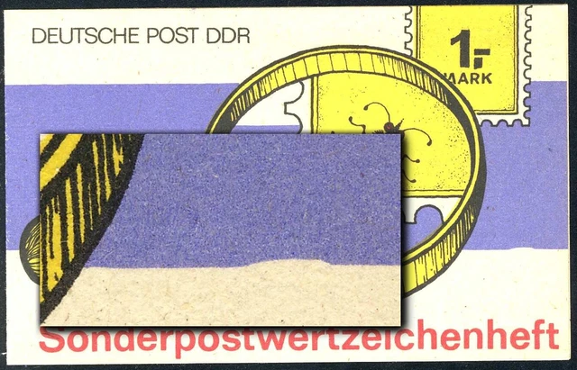 SMHD 43 a Lupe 1989 mit DDF auf 1.DS: Kerbe im blauen Band unten rechts **