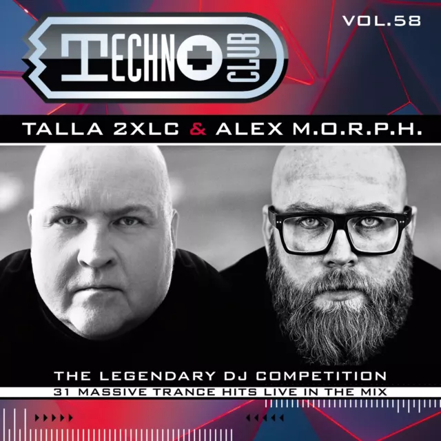 CD Techno Club Vol.58 De Talla 2XLC & ALEX M.O.R.P.H. 2CDs