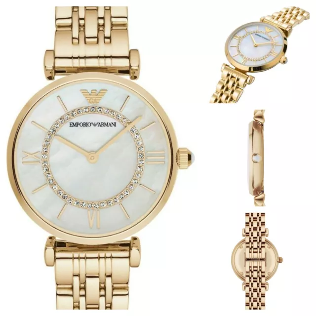 Brand New Gold Emporio Armani Women's Watch AR1907 - 100% Authentic