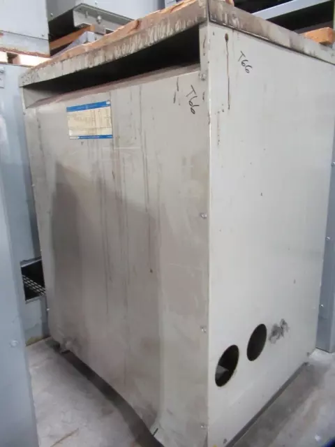 GE 9T23B3877, 225 KVA, 480 X 120/208 Volt, 3 Phase, Transformer- T66 WARRANTY