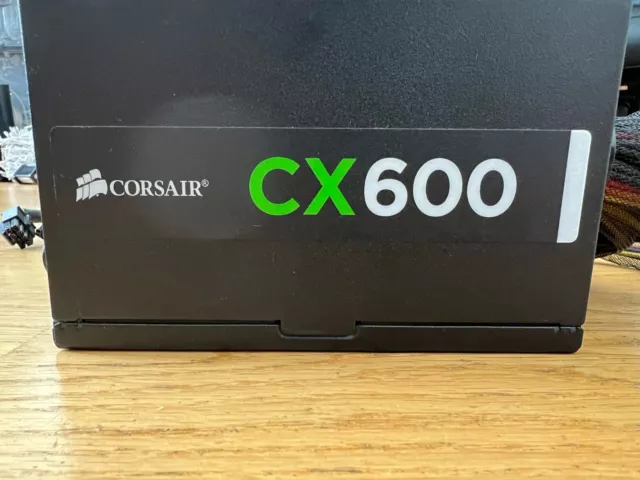 Corsair CX600 — 80 PLUS Bronze Certified Power Supply Used & Fully Working