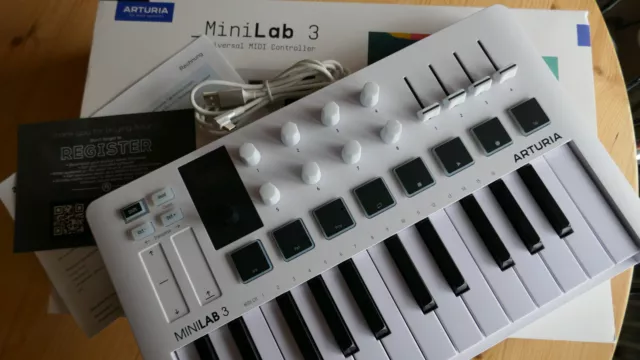 Arturia MiniLab 3 Midicontroller, Restgar.(incl. Analog Lab Pro Einzel NP 199.-)