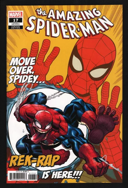 AMAZING SPIDER-MAN #17 McGuinness 1:25 Variant 1st Rek-Rap NM