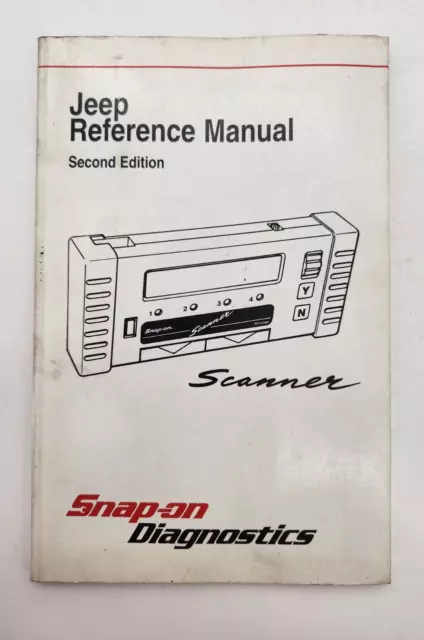 Snap On Scanner Jeep Reference Manual 2nd Edition November 1997 ZMT2500-1097-4