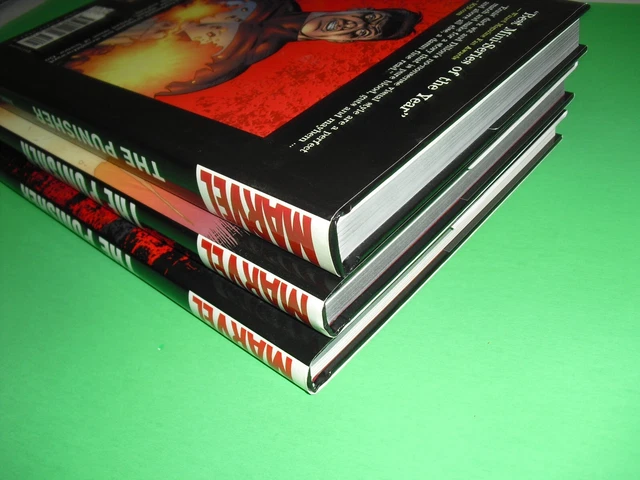 The Punisher vol 1 2 3 Hardcover all 1st print GREAT COND! Marvel Knights Ennis 10