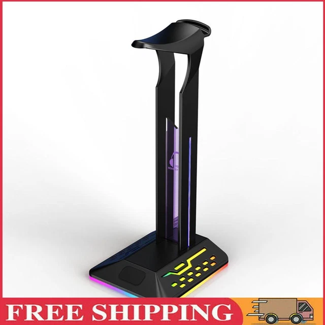 Gamer Headset Display Stand 6 Monochrome Modes Desktop Laptop Gaming Accessory