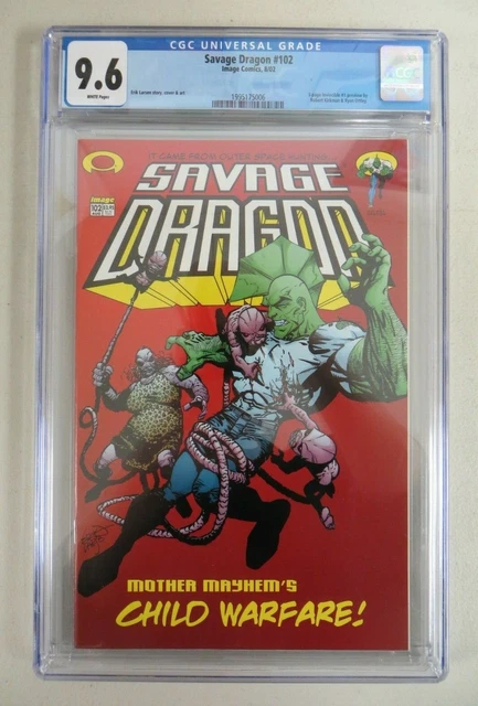 Savage Dragon #102 CGC 9.6 WP Invincible Preview Larsen Kirkman Image Comics Key