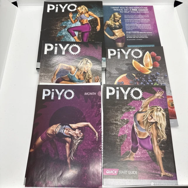 PIYO BEACH BODY DVD Set Yoga Pilates Workout Fitness w/Chalene