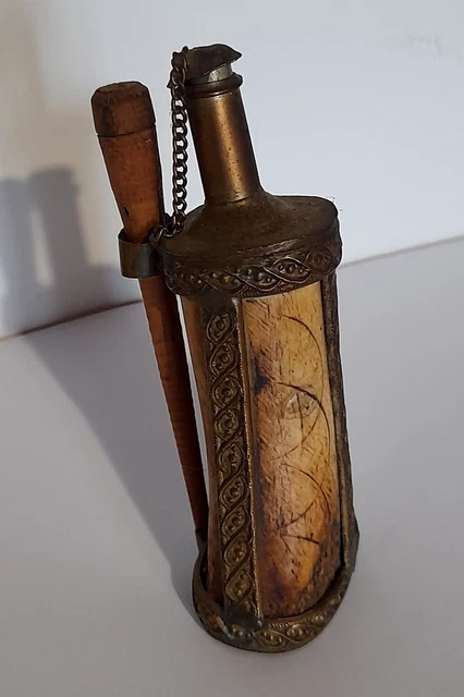 ancien flacon boite à khôl maquillage traditionnel oriental