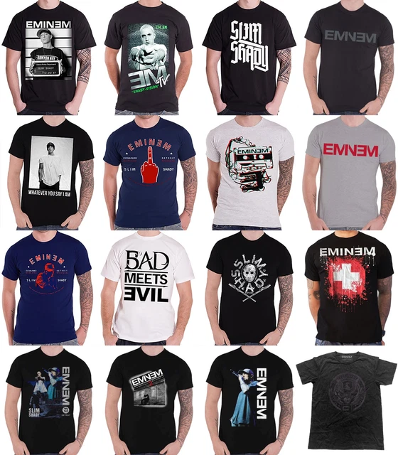 Rock Off Eminem Arrest Ufficiale Uomo Maglietta Unisex (X