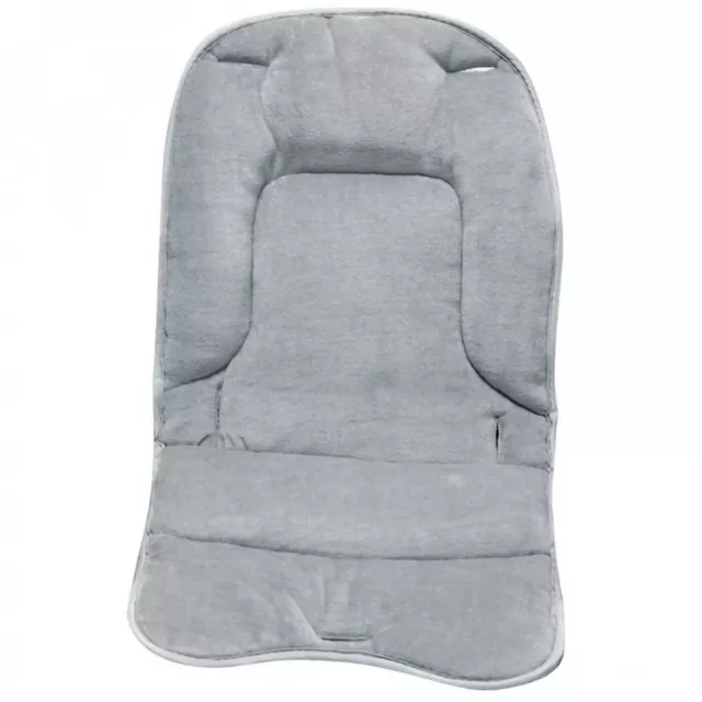 Monsieur Bébé ® Coussin De Confort Gris Perle Pour Chaise Haute Bébé Gamme