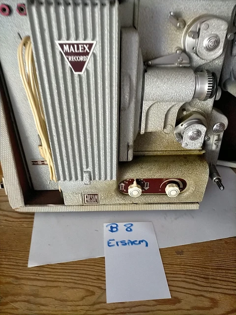 ANCIEN PROJECTEUR DE CINEMA MALEX RECORD ERCSAM 8mm