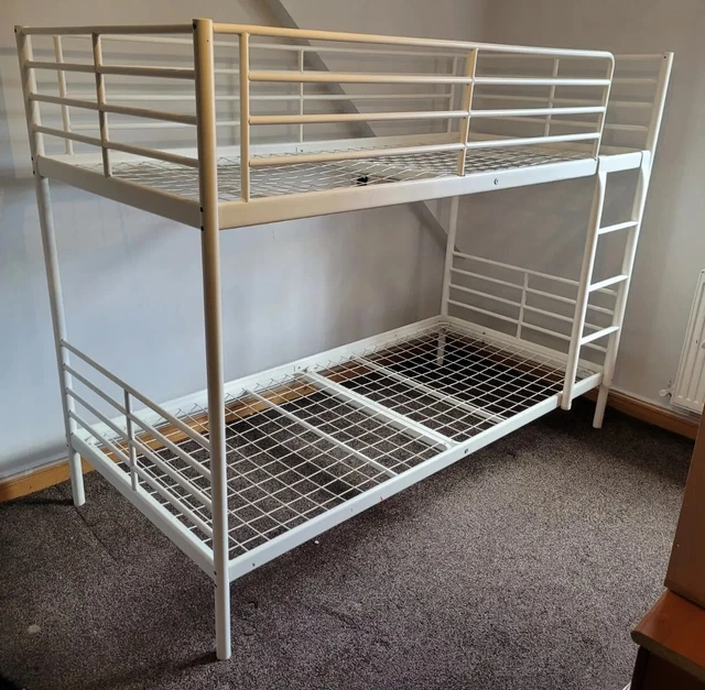 IKEA TROMSO SINGLE Bunk Bed Frame In Good Condition With Some Marks