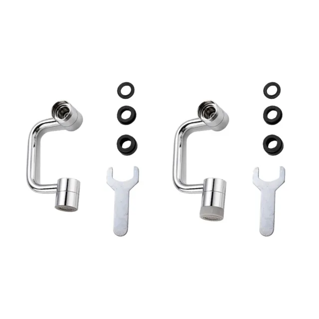 Universal 1080 Rotation Faucet Extender Bubbler Shower Kitchen Faucet Adapter