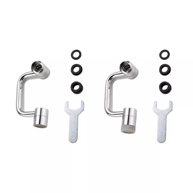 Universal 1080 Rotation Faucet Extender Bubbler Shower Kitchen Faucet Adapter