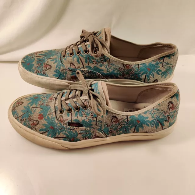 VANS CALIFORNIA HULA Girl Mens Size UK 10 Shoes Suede Canvas Hawaii T375 19.99 PicClick UK