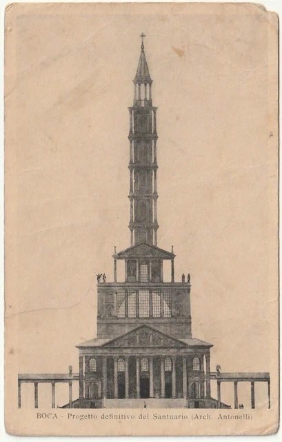 Boca - Novara - Progetto Definitivo Del Santuario - Viagg. 1908 -98273-
