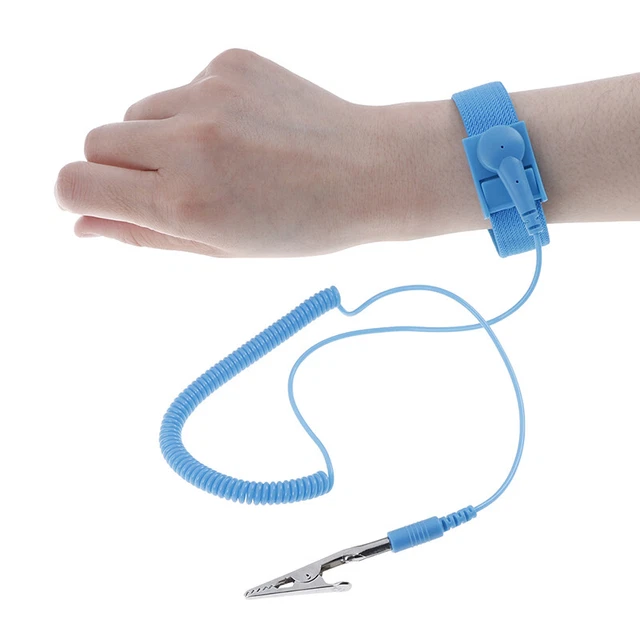 Bracciale Antistatico Cavo Scarica Elettrostatico ESD Braccialetto Stra*wl LM❤