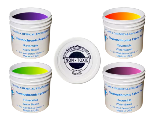 Color Changing Heat Sensitive Thermochromic Fabric Paint Atlanta Chemical