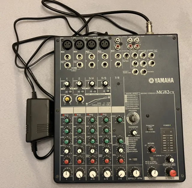 Yamaha MG82CX Professional Audio Mixing Console - Analog Mixer