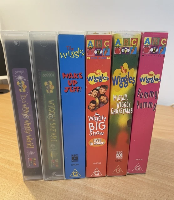 COLLECTION OF 6X Wiggles VHS Videos $49.99 - PicClick AU