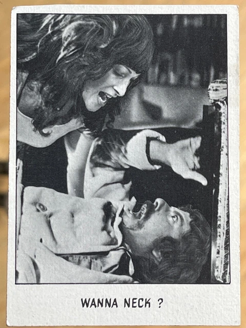 1973 Female Dracula Monster Creature Feature You’ll Die Laughing #127Trade Card