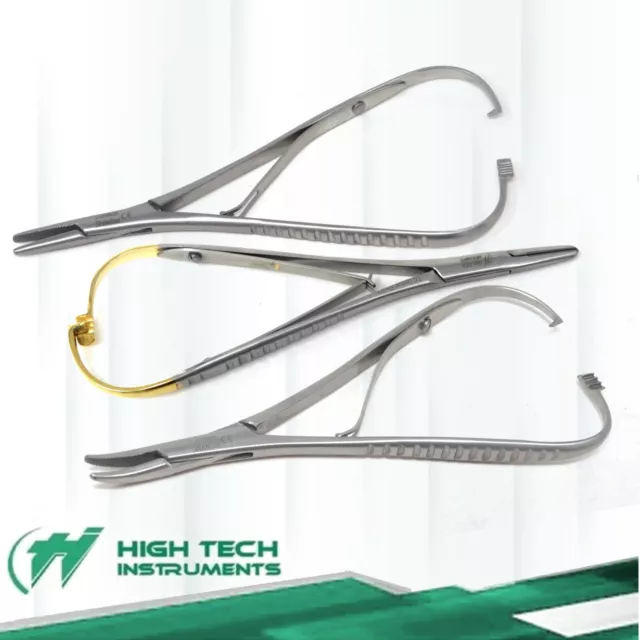 Dental Mathieu Needle Holder Forceps Orthodontic Suture Ligature Surgical Pliers