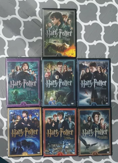 Cofanetto 7 Dvd Harry Potter Collezione  Film Dvd