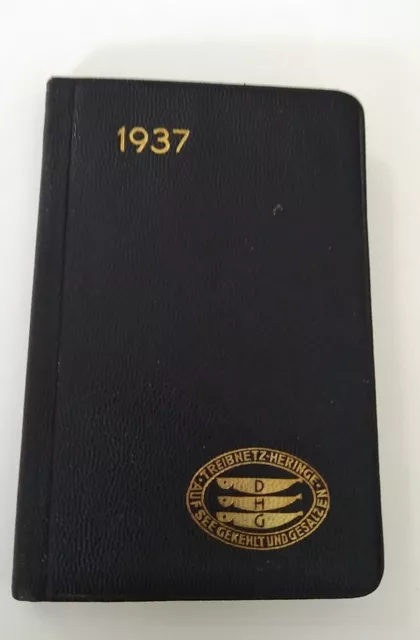 original seltenes Heft von 1937  Deutsche Heringshandelsgesellschaft Bremen