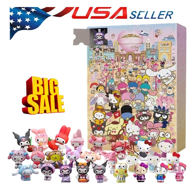 HELLO KITTY2024 CHRISTMAS Advent Calendar Kuromi Countdown 24 Days