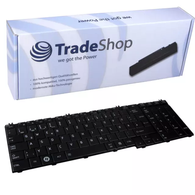 Orig Deutsch QWERTZ Tastatur Keyboard DE für Toshiba Satellite B350 B350/B