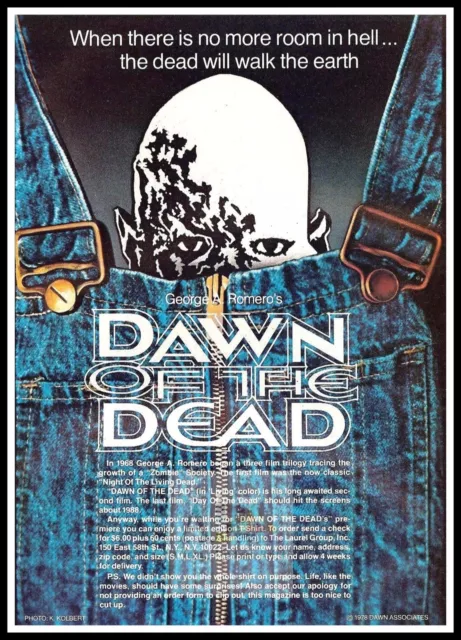 Dawn Of The Dead Movie Poster A1 A2 A3
