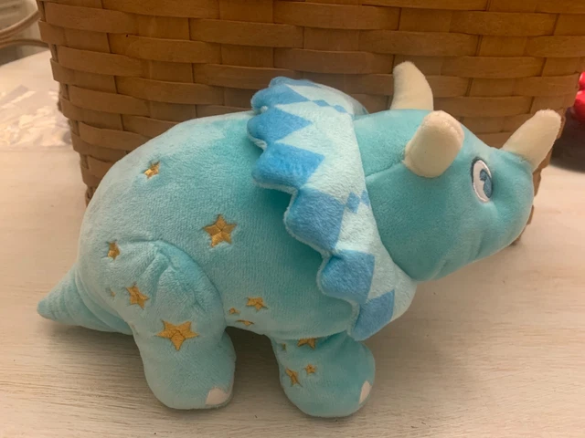 Disney Animal Kingdom Dinoland Triceratops Spin Ride Small Dinosaur Plush 12"