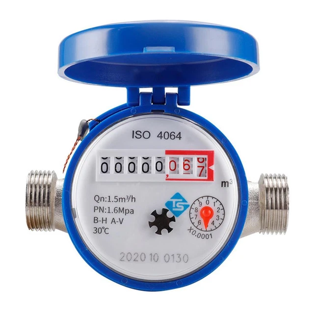 Digital Display Combination Water Meter Intelligent Household Cold Water Mete;