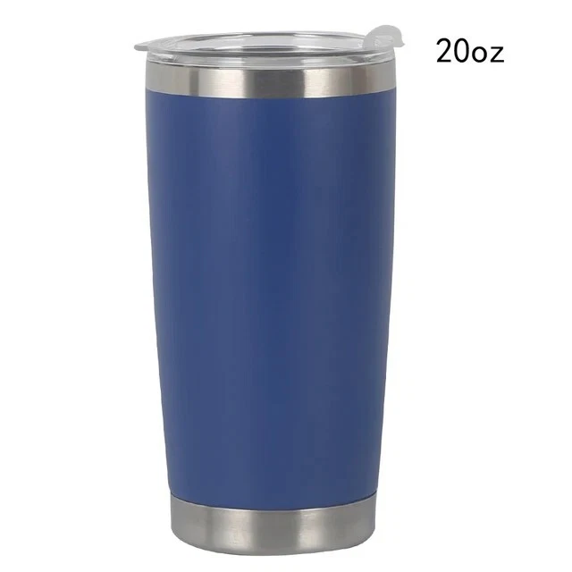20oz Stainless Steel Tumbler Slider Lid Vacuum Insulated Travel Cup Coffee Mug
