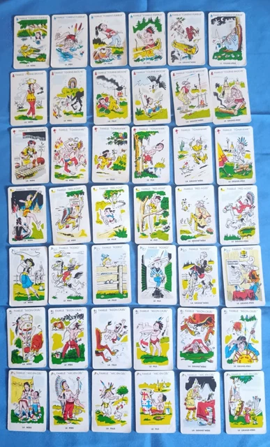 CARTES FOOT BALL catel et farcy made in france vintage complet JEU DE