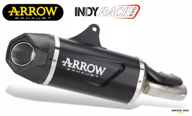 Terminale Di Scarico Arrow Indy Race Alluminio Dark Honda Cb 750 Hornet Euro5