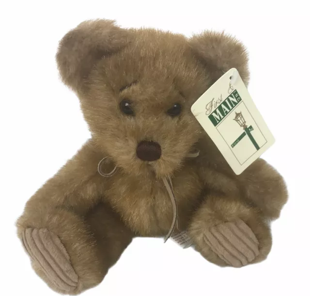 First & Main Minky Bear 7” Plush Stuffed Animal toy