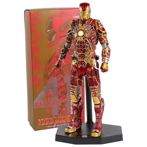 Crazy Toys Iron Man 3 MARK XLI MK 41 Black 1/6th Scale Collectible Figure New