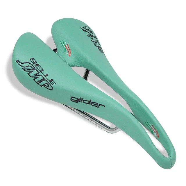 Selle SMP Glider Bicycle Saddle Celeste Road Mountain Microfiber Cover