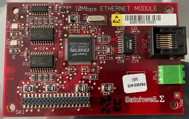 Satchwell 10 mbps Ethernet Module