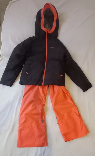 Ensemble Ski Enfant Quiksilver Orange : Manteau Et Pantalon Wedze, Taille 14 Ans, Occasion