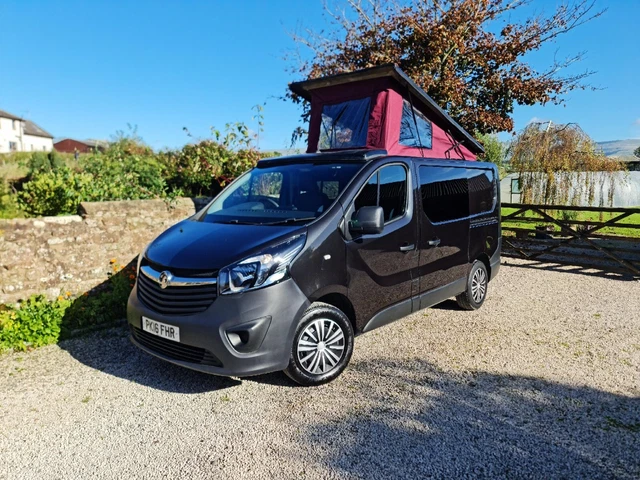 Vauxhall Vivaro Camper 4 Berth New Conversion SWB Pop Top Long MOT NO ADVISORIES